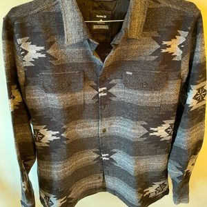 Hurley Santa Cruz Heavy Weight Flannel Shirt - Men’s L